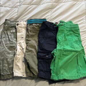 5 shorts, size 10, variety of brands, good condition